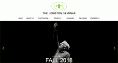 Desktop Screenshot of houstonseminar.org